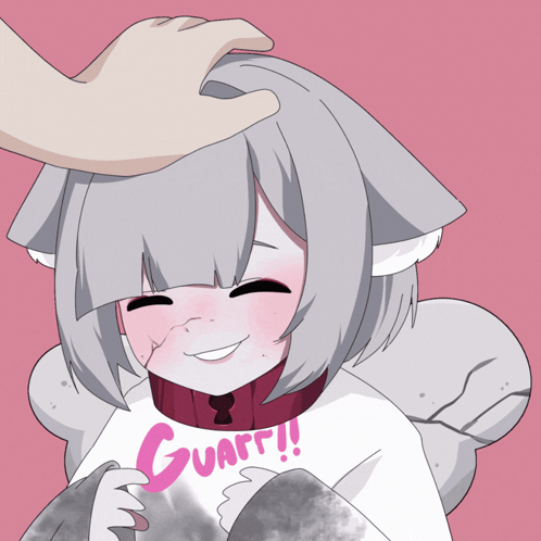 Head Pat Anime Anime Girl Blush GIF
