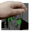 Head Pat One Piece Sticker