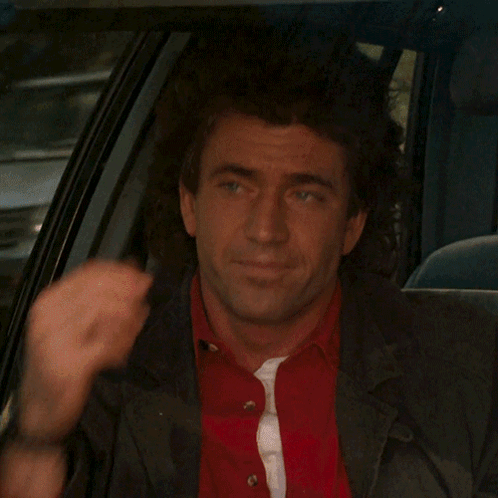Head Scratch Martin Riggs GIF