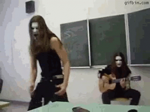 Headbanging GIF