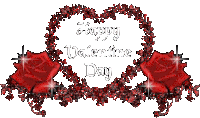 Heart Happy Valentines Day Sticker