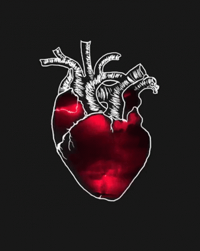 Heart Lightening GIF