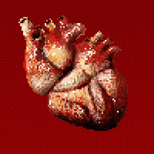 Heart Pixel Art GIF