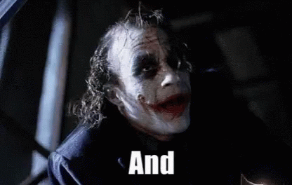 Heath Ledger And Here We Go GIF