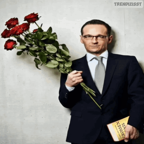 Heiko Maas Roses GIF