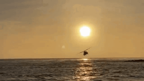 Helicopter Flying GIF