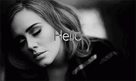 Hello Adele GIF