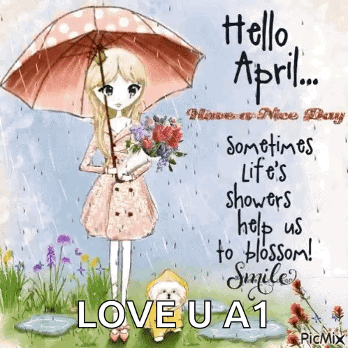Hello April April Fools Day GIF