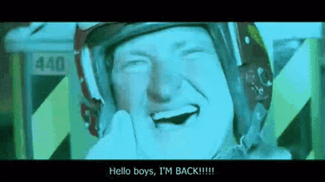 Hello Boys Im Back Happy Excited GIF