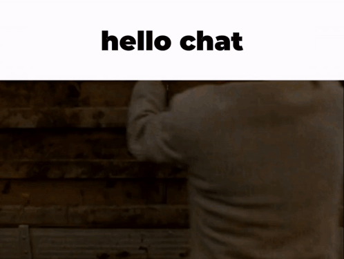 Hello Chat GIF