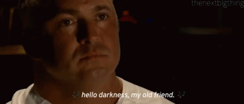 Hello Darkness GIF. This 498 x 213 animated GIF is part of our gob hello darkness collection. Related themes include face, hello, sad. Created by…