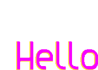 Hello Sticker