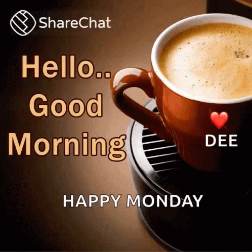 Hello Good Morning Coffee GIF. This 498 x 498 animated GIF is part of our montag morgen collection. Related themes include coffee, hello good morning…