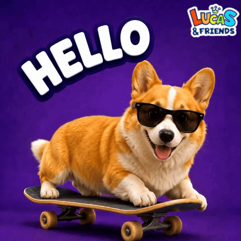 Hello Hello Dog GIF
