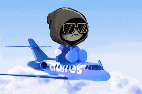 Hello Kitty Airplane GIF