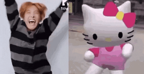 Hello Kitty Bts GIF