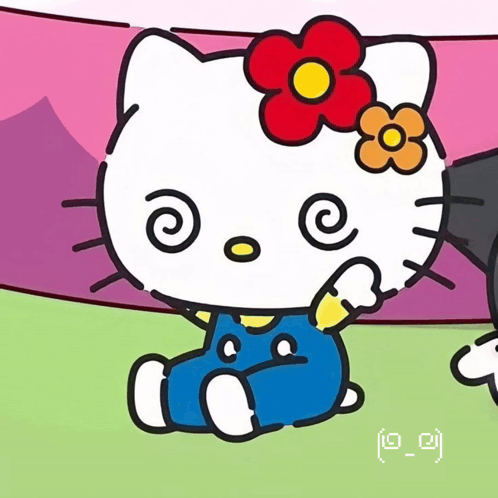 Hello Kitty Dizzy GIF
