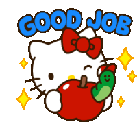 Hello Kitty Good Job Sticker