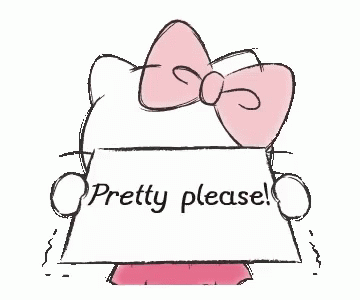 Hello Kitty Please GIF