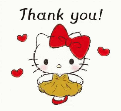 Hello Kitty Thanks GIF. This 498 x 457 animated GIF is part of our thanks for your attention animation minions collection. Related themes include hello…