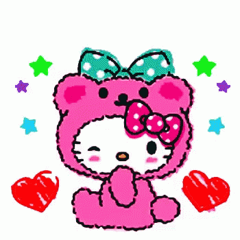 Hello Kitty Wink GIF