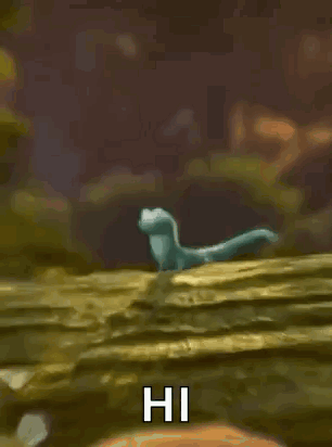 Hello Lizard GIF