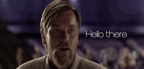 Hello Obiwan GIF. This 498 x 239 animated GIF is part of our obi wan hello there collection. Related themes include hello. View the original animation…