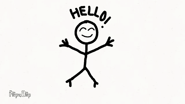 Hello Stickman GIF