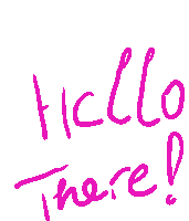 Hello There Text Sticker