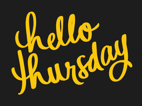Hello Thursday GIF