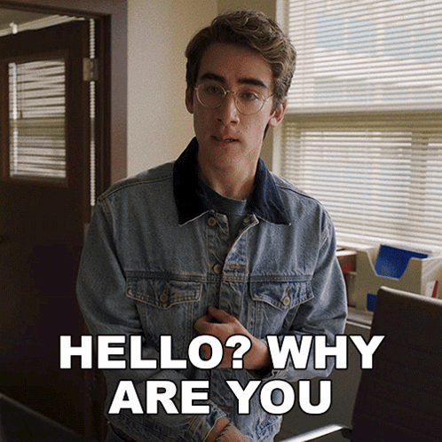 Hello Why Are You Being So Quiet Charley GIF