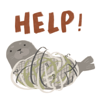 Help Seal Sticker