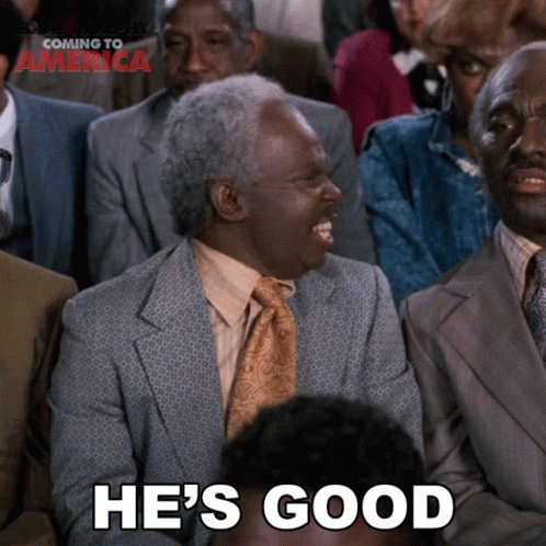Hes Good Coming To America GIF. This 498 x 498 animated GIF is part of our that boy good collection. Created by comingtoamerica. View the original…
