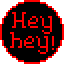Hey Edificio Sticker