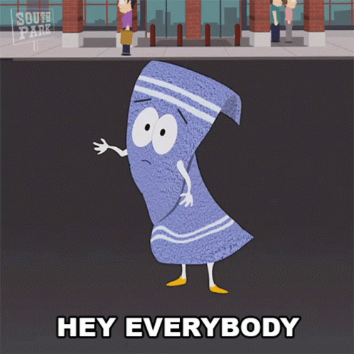 Hey Everybody Towelie GIF. This 498 x 498 animated GIF is part of our towelie collection. Related themes include hello there. Created by southpark. View the…