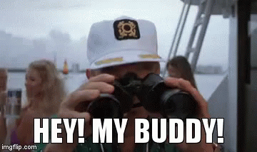 Hey My Buddy Rodney Dangerfield GIF. This 360 x 214 animated GIF is part of our caddyshack well were waiting collection. Related themes include happy…
