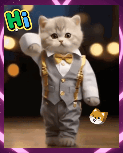 Hi Hello GIF. This 400 x 498 animated GIF is part of our lustige montags collection. Related themes include dancing cat, hello. Created by Mannysoriano…