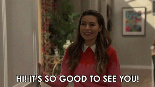 Hi Its So Good To See You Carly Shay GIF