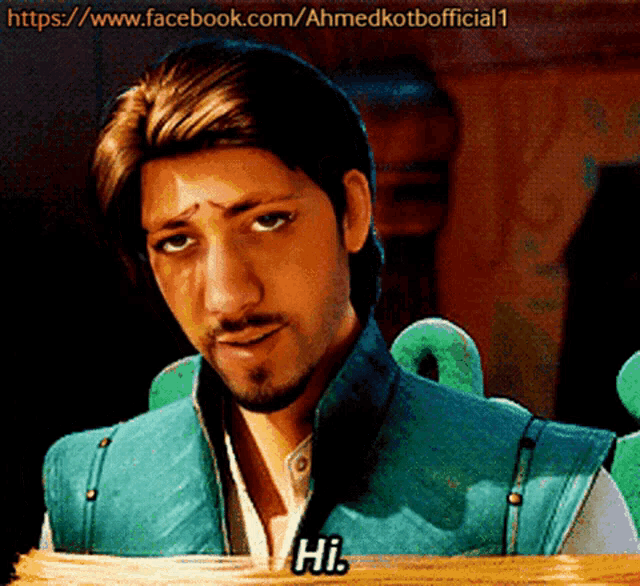 Hi Rapunzel GIF