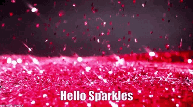 Hi Sparkles GIF