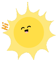 Hi Sunshine Sticker