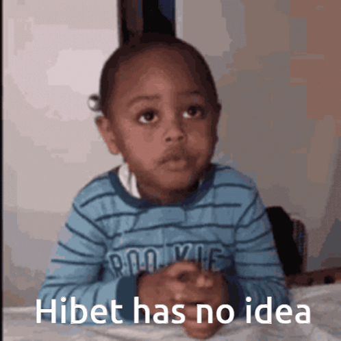 Hibet Hibet Has No Idea GIF