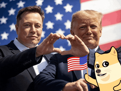 Hibu Fantoumi Doge Elon Musk Donald Trump Dogecoin GIF