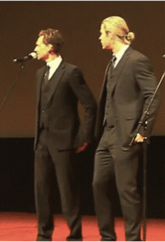 Hiddlesworth Tom Hiddleston And Chris Hemsworth GIF. This 340 x 498 animated GIF is part of our tom hiddleston dancing collection. Created by ThorLoki. View…