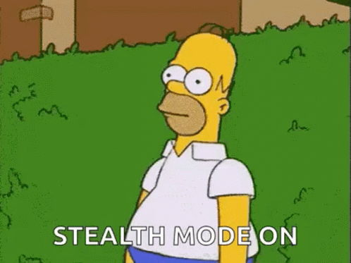 Hide Secret GIF. This 498 x 373 animated GIF is part of our homer disappearing collection. Related themes include escape, scared, the simpsons. Created by…