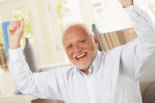 Hide The Pain Harold Harold GIF