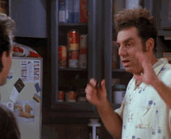 Hidious GIF. This 245 x 200 animated GIF is part of our kramer im out collection. Related themes include comedy, seinfeld. View the original animation…