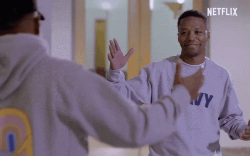 High Five Meet Up GIF