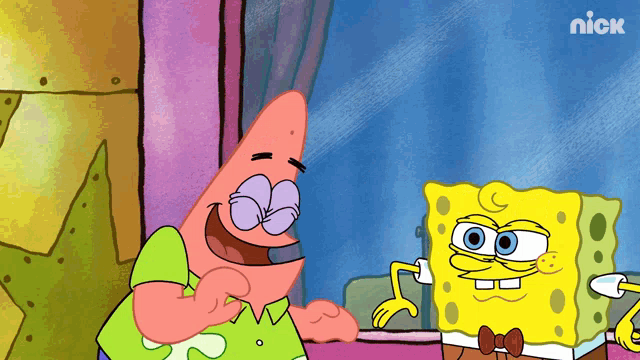 High Five Patrick Star GIF
