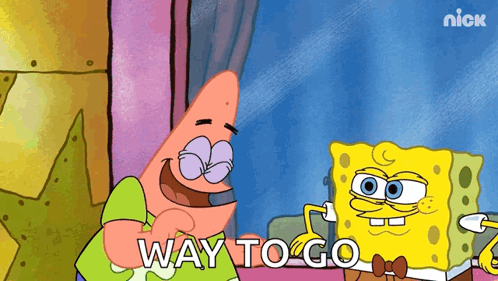 High Five Patrick Star GIF. This 498 x 281 animated GIF is part of our way to go collection. Related themes include awesome, high five. Created by…